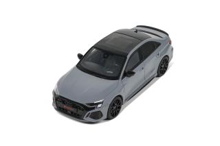 AUDI RS3 SEDAN PERFORMANCE EDITION 2022 NARDO GREY GT Spirit 1:18 Resinemodell (Türen, Motorhaube... nicht zu öffnen!)