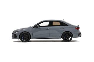 AUDI RS3 SEDAN PERFORMANCE EDITION 2022 NARDO GREY GT Spirit 1:18 Resinemodell (Türen, Motorhaube... nicht zu öffnen!)