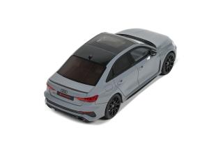 AUDI RS3 SEDAN PERFORMANCE EDITION 2022 NARDO GREY GT Spirit 1:18 Resinemodell (Türen, Motorhaube... nicht zu öffnen!)