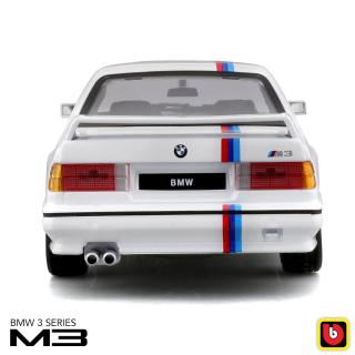 BMW M3 1988 weiß Burago 1:24