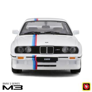 BMW M3 1988 weiß Burago 1:24