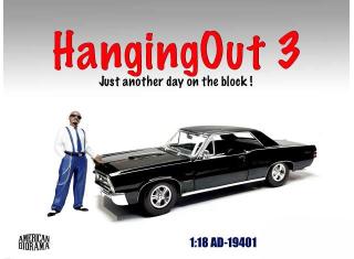 Figur Hanging Out 3-1 American Diorama 1:18 (Auto nicht enthalten!)