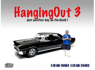 Figur Hanging Out 3-3 American Diorama 1:18 (Auto nicht enthalten!)