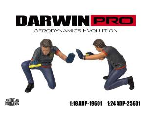 DarwinPro x Teckwrap Figur - 1 American Diorama 1:18 (Auto nicht enthalten!)