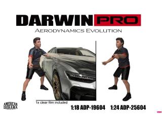 DarwinPro x Teckwrap Figur - 4 American Diorama 1:18 (Auto nicht enthalten!)