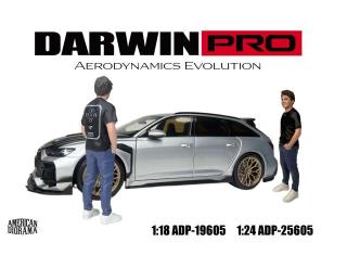 DarwinPro x Teckwrap Figur - 5 American Diorama 1:18 (Auto nicht enthalten!)