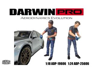DarwinPro x Teckwrap Figur - 6 American Diorama 1:18 (Auto nicht enthalten!)