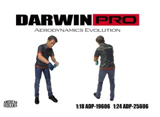 DarwinPro x Teckwrap Figur - 6 American Diorama 1:18 (Auto nicht enthalten!)
