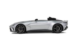 ASTON MARTIN V12 SPEEDSTER 2021 SKYFALL SILVER GT Spirit 1:18 Resinemodell (Türen, Motorhaube... nicht zu öffnen!)