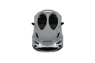 ASTON MARTIN V12 SPEEDSTER 2021 SKYFALL SILVER GT Spirit 1:18 Resinemodell (Türen, Motorhaube... nicht zu öffnen!)