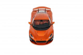 RIMAC NEVERA 2021 MAGMA ORANGE  GT Spirit 1:18 Resinemodell (Türen, Motorhaube... nicht zu öffnen!)