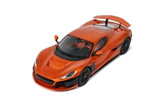 RIMAC NEVERA 2021 MAGMA ORANGE  GT Spirit 1:18 Resinemodell (Türen, Motorhaube... nicht zu öffnen!)