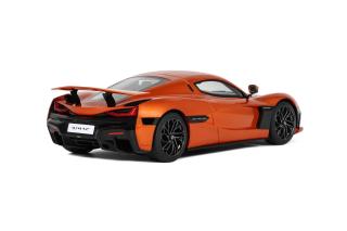 RIMAC NEVERA 2021 MAGMA ORANGE  GT Spirit 1:18 Resinemodell (Türen, Motorhaube... nicht zu öffnen!)