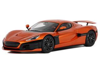 RIMAC NEVERA 2021 MAGMA ORANGE  GT Spirit 1:18 Resinemodell (Türen, Motorhaube... nicht zu öffnen!)