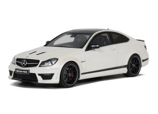 MERCEDES-BENZ C63 AMG (W204) EDITION 507 2014 WHITE GT Spirit 1:18 Resinemodell (Türen, Motorhaube... nicht zu öffnen!)