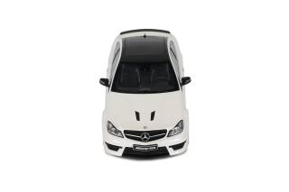 MERCEDES-BENZ C63 AMG (W204) EDITION 507 2014 WHITE GT Spirit 1:18 Resinemodell (Türen, Motorhaube... nicht zu öffnen!)