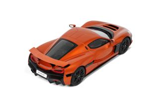 RIMAC NEVERA 2021 MAGMA ORANGE  GT Spirit 1:18 Resinemodell (Türen, Motorhaube... nicht zu öffnen!)