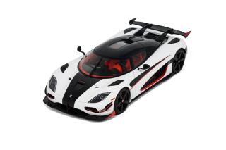 KOENIGSEGG AGERA RS 2015 ARCTIC WHITE GT Spirit 1:18 Resinemodell (Türen, Motorhaube... nicht zu öffnen!)
