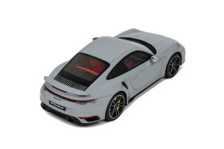 PORSCHE 911 (992) TURBO S 2020 CRAYON GREY GT Spirit 1:18 Resinemodell (Türen, Motorhaube... nicht zu öffnen!)