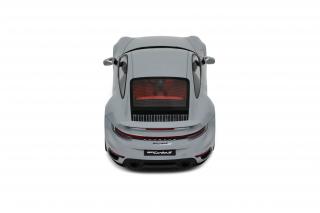 PORSCHE 911 (992) TURBO S 2020 CRAYON GREY GT Spirit 1:18 Resinemodell (Türen, Motorhaube... nicht zu öffnen!)