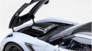 Chevrolet Corvette ZR1 2019 (ceramic matrix grey metallic) (composite model/full openings) AUTOart 1:18 Composite