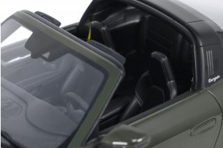 PORSCHE 911 (992) TARGA 4S 2020 PTS BLACK OLIVE GREEN GT Spirit 1:18 Resinemodell (Türen, Motorhaube... nicht zu öffnen!)