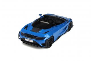 MCLAREN 765LT SPIDER 2021 AMIT BLUE GT Spirit 1:18 Resinemodell (Türen, Motorhaube... nicht zu öffnen!)