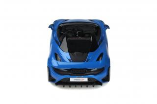 MCLAREN 765LT SPIDER 2021 AMIT BLUE GT Spirit 1:18 Resinemodell (Türen, Motorhaube... nicht zu öffnen!)
