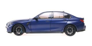 BMW M3 - 2024 - MATT BLUE METALLIC Minichamps 1:18 Metallmodell mit zu öffnenden Hauben und Türen!