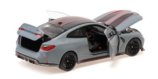 BMW M4 CSL - 2022 - MATT BLUE Minichamps 1:18 Metallmodell mit zu öffnenden Türen und Haube(n)
