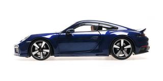 PORSCHE 911 (992) SPORT CLASSIC – 2022 – BLUE METALLIC Minichamps 1:18 Metallmodell