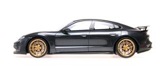 PORSCHE TAYCAN TURBO GT - 2024 - GREY Minichamps 1:18 Metallmodell, Türen, Motorhaube... nicht zu öffnen