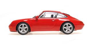 PORSCHE 911 (993) - 1993 - RED Minichamps 1:18 Metallmodell, Türen, Motorhaube... nicht zu öffnen