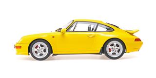 PORSCHE 911 RS (993) - 1994 - YELLOW Minichamps 1:18 Metallmodell, Türen, Motorhaube... nicht zu öffnen