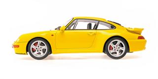 PORSCHE 911 (993) TURBO - 1995 - YELLOW Minichamps 1:18 Metallmodell, Türen, Motorhaube... nicht zu öffnen
