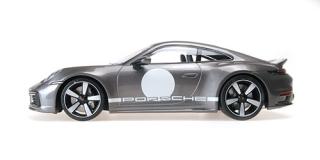 PORSCHE 911 (992) SPORT CLASSIC – 2022 – GREY METALLIC Minichamps 1:18 Metallmodell, Türen, Motorhaube... nicht zu öffnen