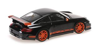 PORSCHE 911 GT3 RS - 2007 - BLACK Minichamps 1:18 Metallmodell, Türen, Motorhaube... nicht zu öffnen