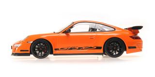 PORSCHE 911 GT3 RS - 2007 - ORANGE Minichamps 1:18 Metallmodell, Türen, Motorhaube... nicht zu öffnen