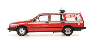 VOLVO 740 GL BREAK - 1986 - BRANDWEER GROBBENDONK Minichamps 1:18 Metallmodell, Türen, Motorhaube... nicht zu öffnen