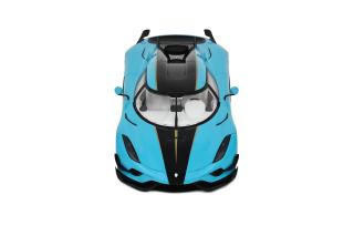 KOENIGSEGG REGERA 2018 BABY BLUE GT Spirit 1:18 Resinemodell (Türen, Motorhaube... nicht zu öffnen!)