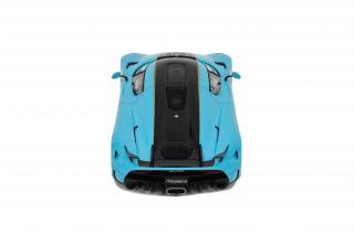 KOENIGSEGG REGERA 2018 BABY BLUE GT Spirit 1:18 Resinemodell (Türen, Motorhaube... nicht zu öffnen!)
