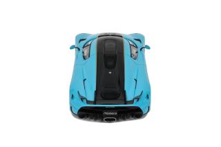 KOENIGSEGG REGERA 2018 BABY BLUE GT Spirit 1:18 Resinemodell (Türen, Motorhaube... nicht zu öffnen!)