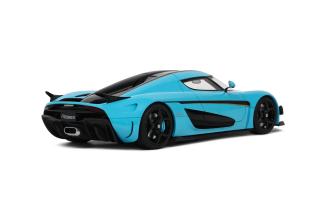 KOENIGSEGG REGERA 2018 BABY BLUE GT Spirit 1:18 Resinemodell (Türen, Motorhaube... nicht zu öffnen!)