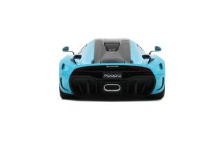 KOENIGSEGG REGERA 2018 BABY BLUE GT Spirit 1:18 Resinemodell (Türen, Motorhaube... nicht zu öffnen!)