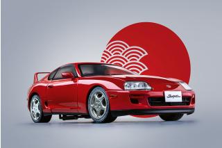 Toyota supra mk4 (A80), renaissan ce red, 1993 / S1807601 Solido 1:18 Metallmodell