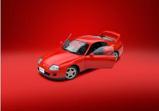 Toyota supra mk4 (A80), renaissan ce red, 1993 / S1807601 Solido 1:18 Metallmodell
