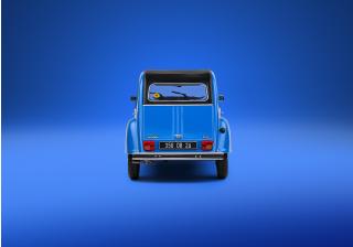 Citroen 2CV6 bl. Petrole blau - Blue Petrole, 1982, S1805026 Solido 1:18 Metallmodell