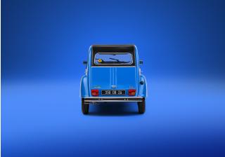 Citroen 2CV6 bl. Petrole blau - Blue Petrole, 1982, S1805026 Solido 1:18 Metallmodell