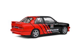 BMW E30 M3 ADVAN DRIFT Team, 1990, schwarz, S1801521 Solido 1:18 Metallmodell