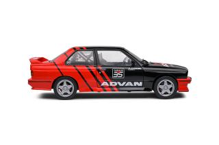 BMW E30 M3 ADVAN DRIFT Team, 1990, schwarz, S1801521 Solido 1:18 Metallmodell